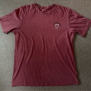 Travis Mathew Men's Maroon Short Sleeve Graphic Tee